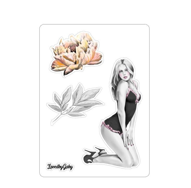 LovedbyGaby stickers "pin-up girl"