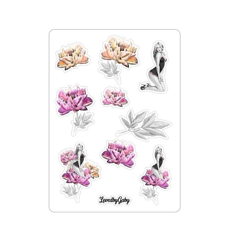 LovedbyGaby stickers "pin-up girl"