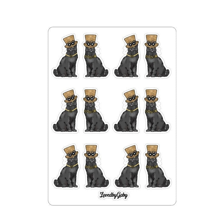 LovedbyGaby stickers Steampunk 1