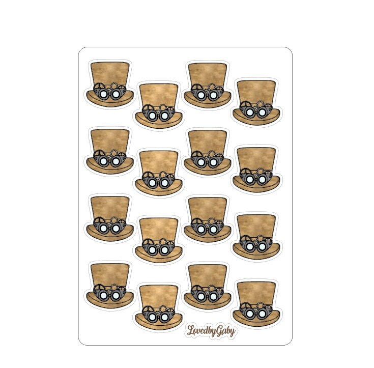 LovedbyGaby stickers Steampunk 2