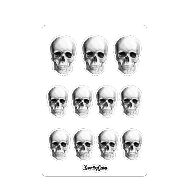 LovedbyGaby stickers "icecream skulls"