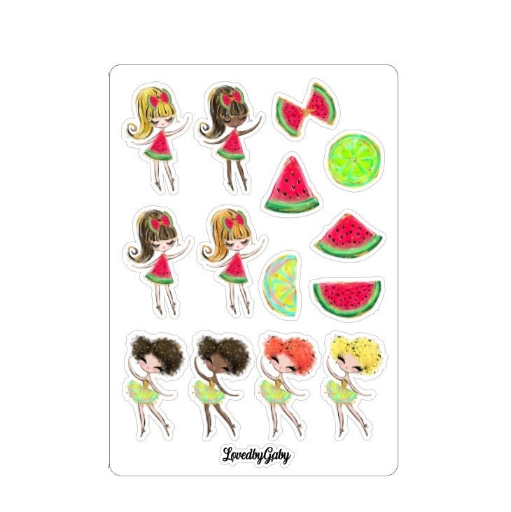 LovedbyGaby stickers Tutti Frutti