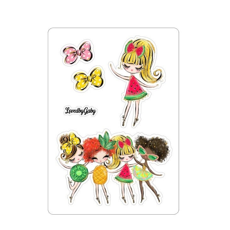 LovedbyGaby stickers Tutti Frutti