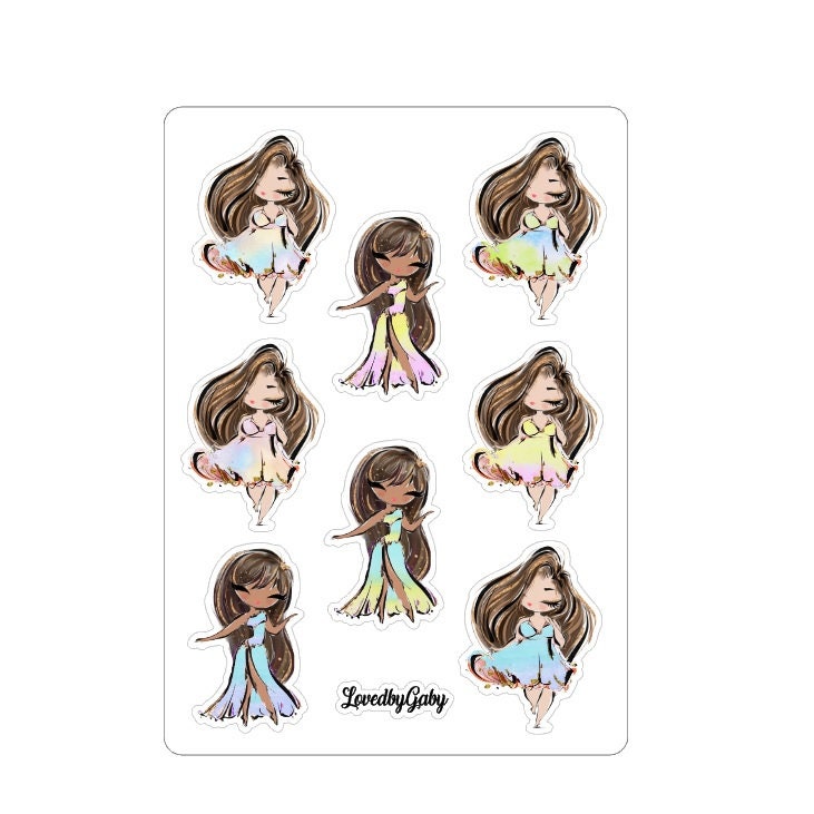 LovedbyGaby stickers Bib summergirls