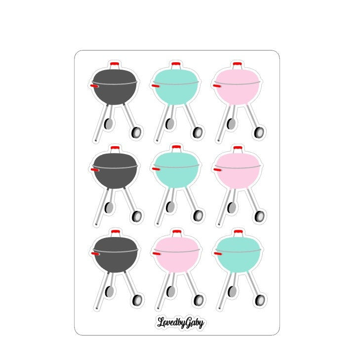 LovedbyGaby stickers Bbq