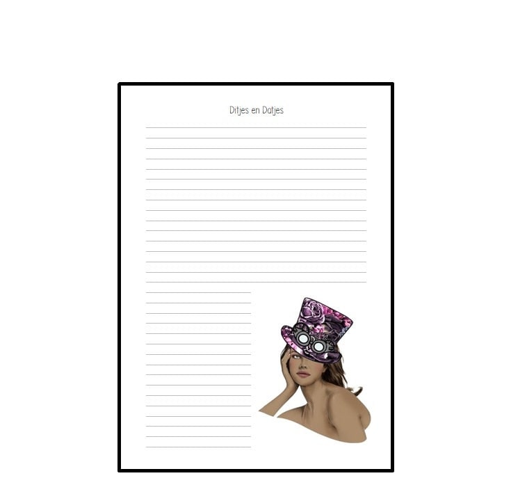 LovedbyGaby A5 inserts or notepads