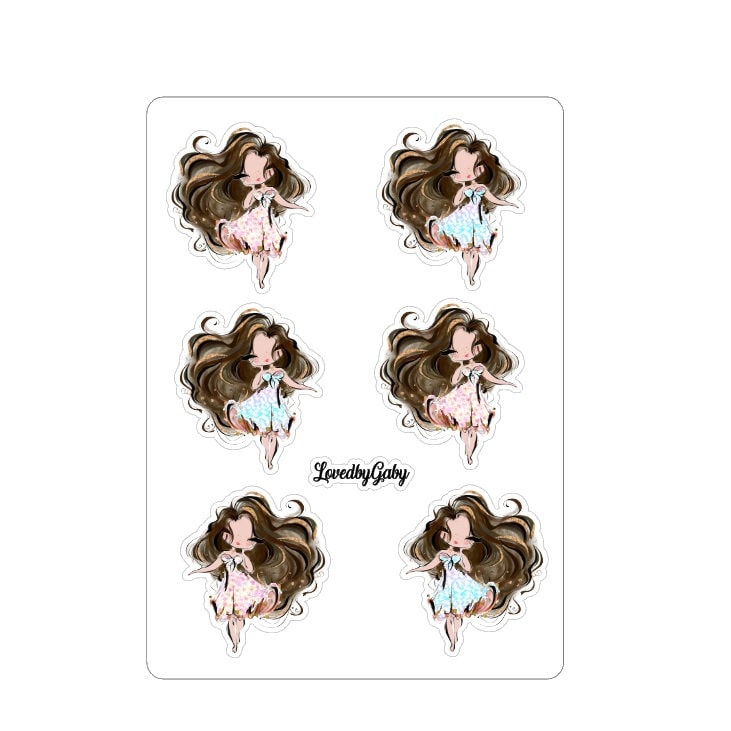 LovedbyGaby stickers Bib summergirls