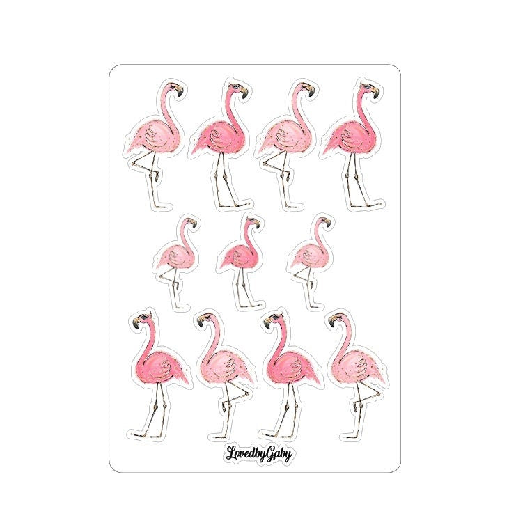 Flamingo stickers