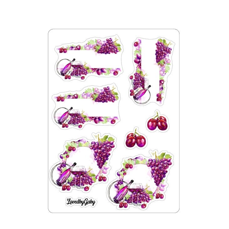 LovedbyGaby stickers red red wine