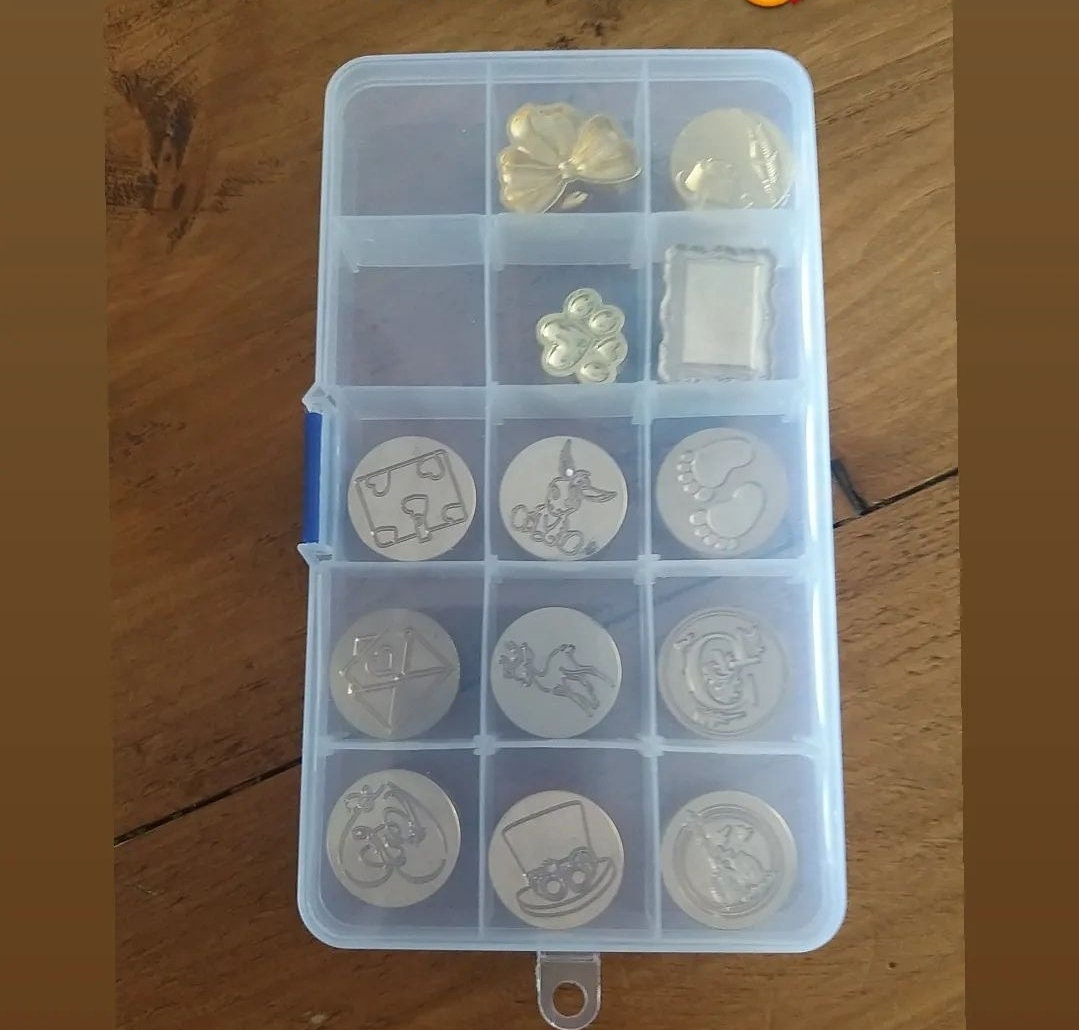 LovedbyGaby reinforcements/wax stamps storage box