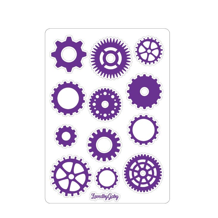 LovedbyGaby stickers Steampunk 3