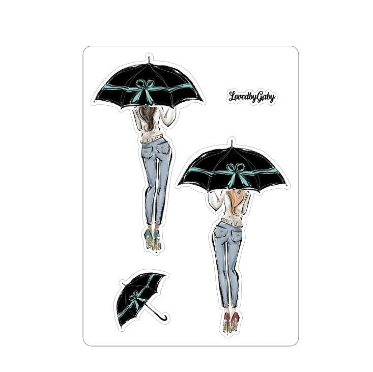 LovedbyGaby stickers "Singing in the rain"