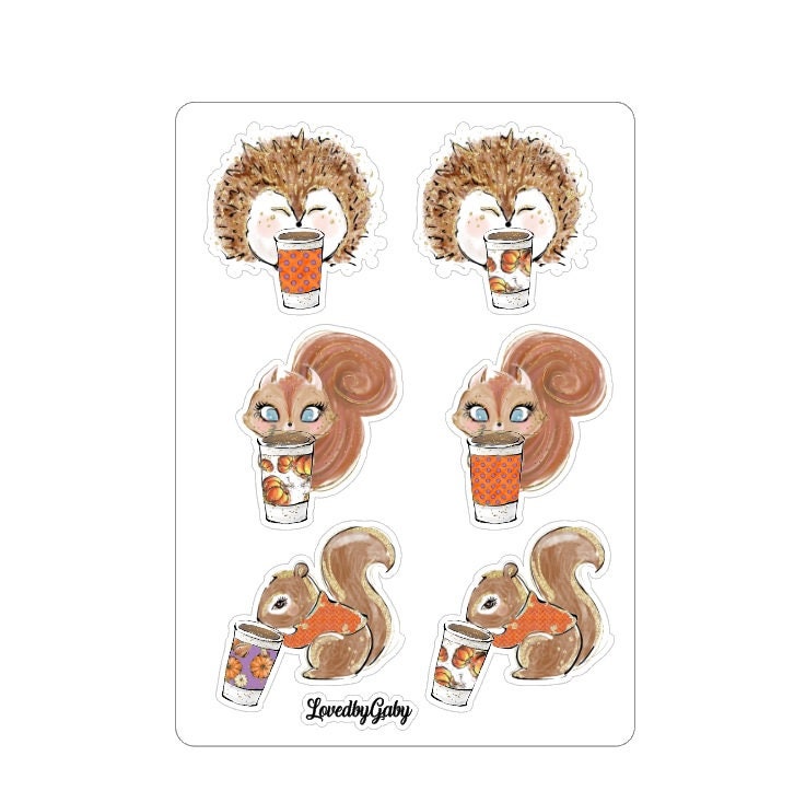 LovedbyGaby stickers pumpkin spice latte