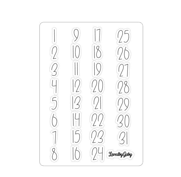 LovedbyGaby bujo week en days