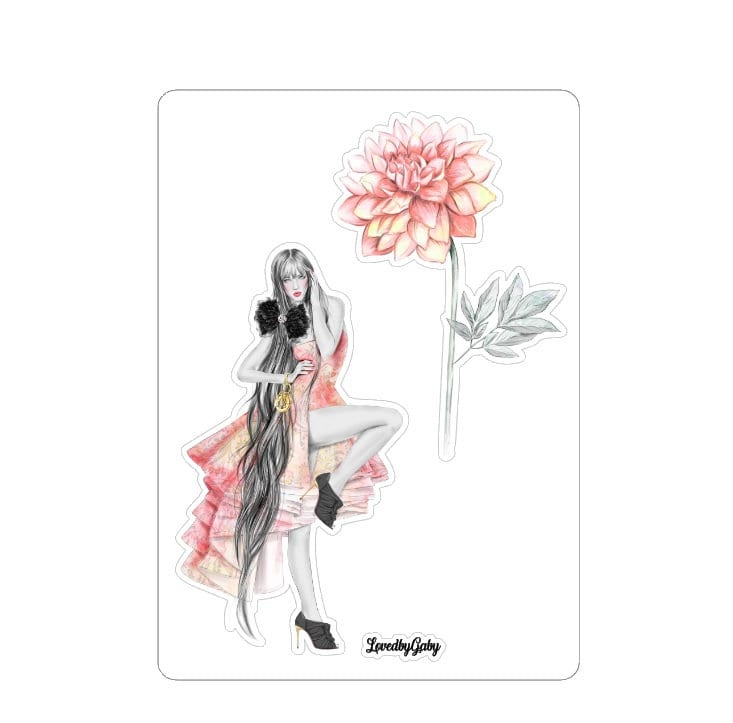 LovedbyGaby stickers dahlis girls
