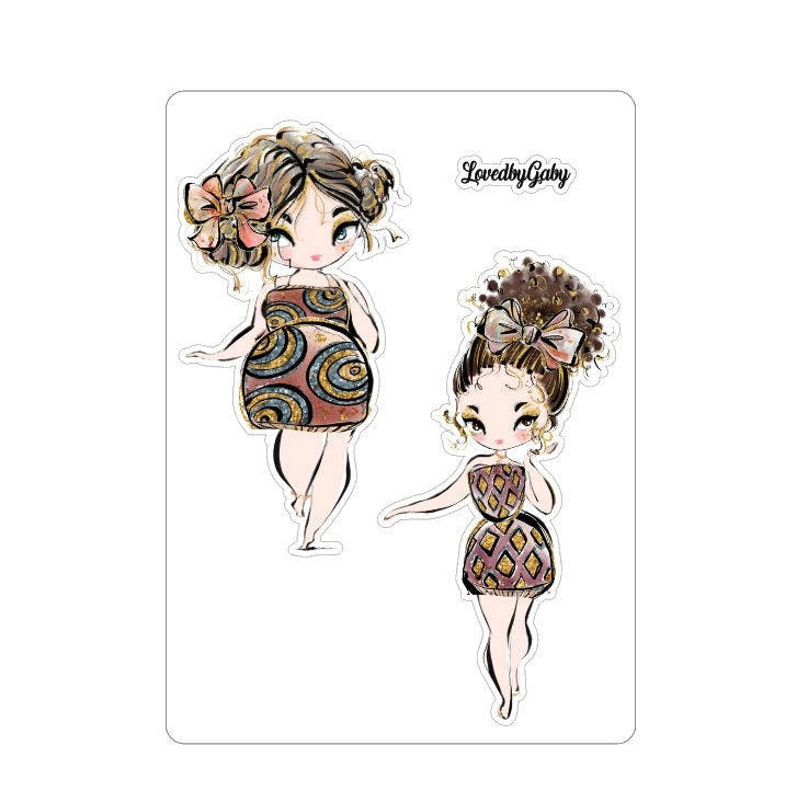 LovedbyGaby sticker Bib fall girls