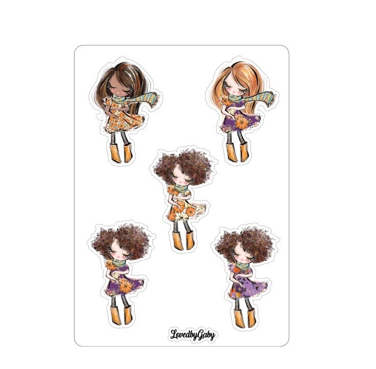 LovedbyGaby stickers Pumpkingirls