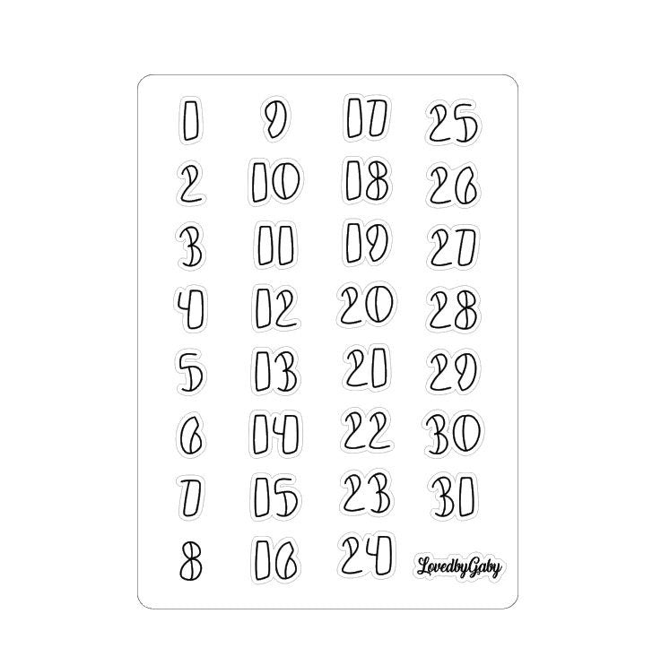 LovedbyGaby bujo week en days