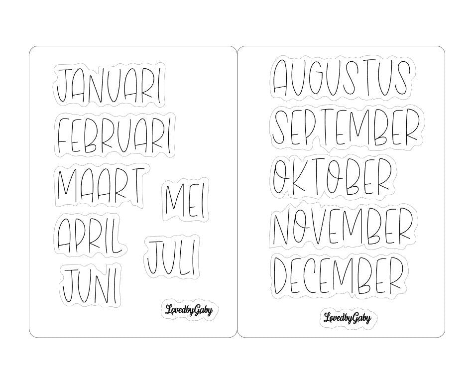 LovedbyGaby bujo monthly stickers big
