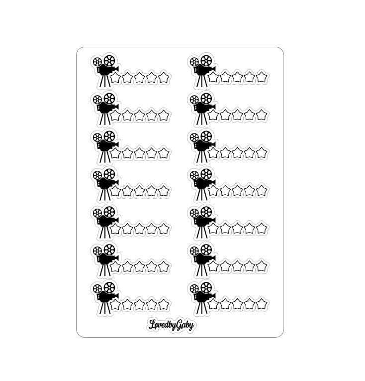 LovedbyGaby stickers "book, movie, beer en serie review"