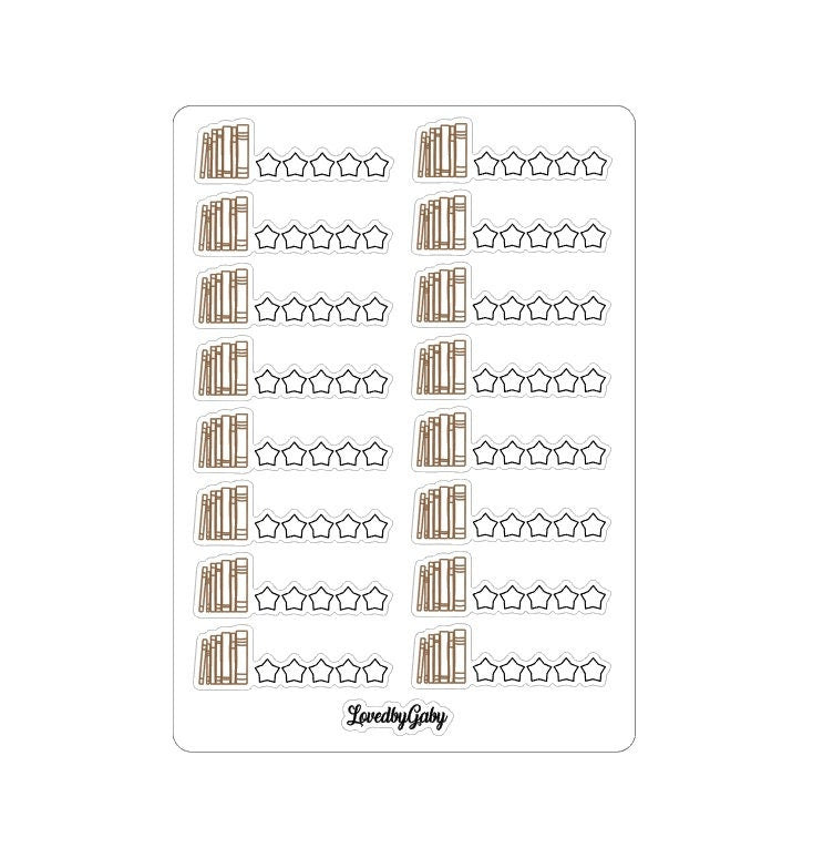 LovedbyGaby stickers "book, movie, beer en serie review"