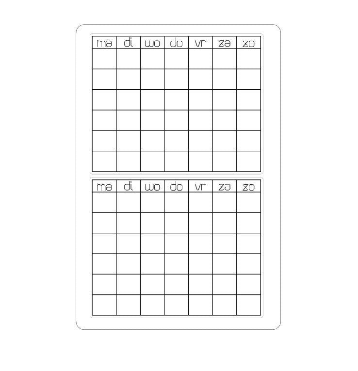 LovedbyGaby stickers "monthly tracker spread"