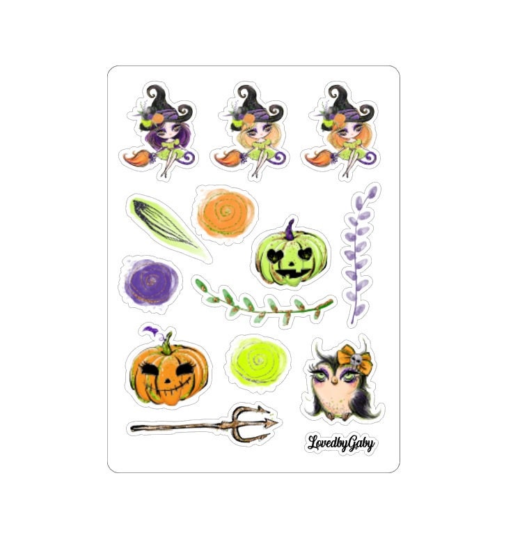 LovedbyGaby stickers spooktacular"
