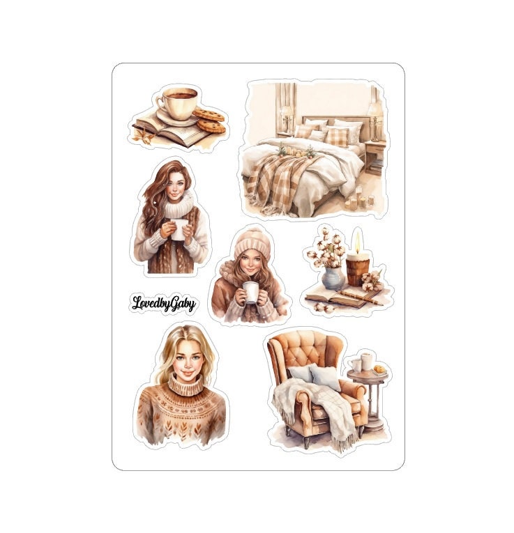 LovedbyGaby stickers "cosy winter"
