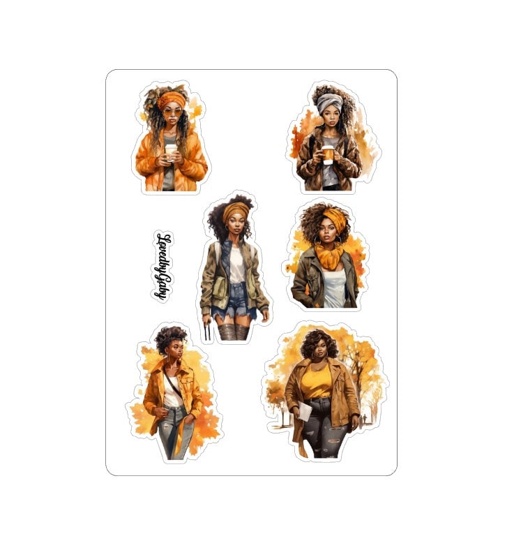 LovedbyGaby stickers leaves girls