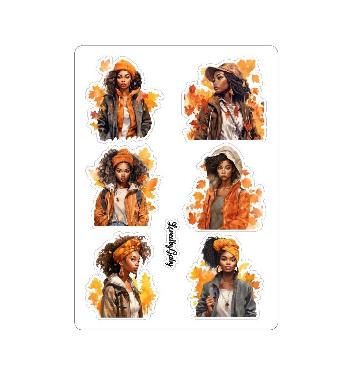 LovedbyGaby stickers leaves girls