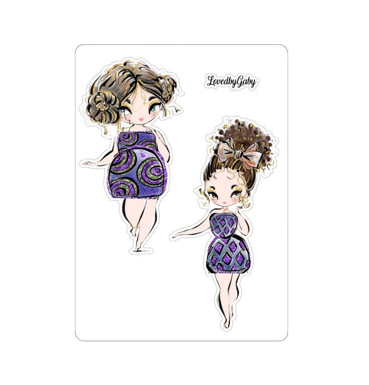 LovedbyGaby sticker Bib fall girls