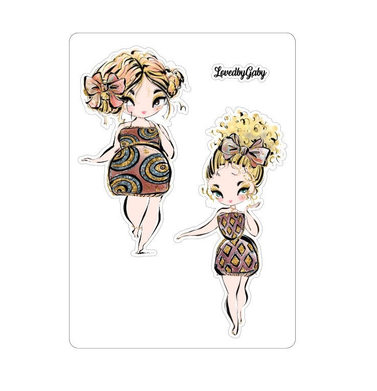 LovedbyGaby sticker Bib fall girls