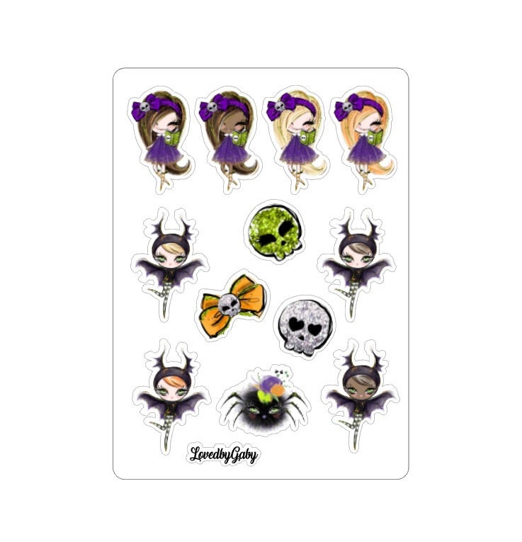LovedbyGaby stickers spooktacular"