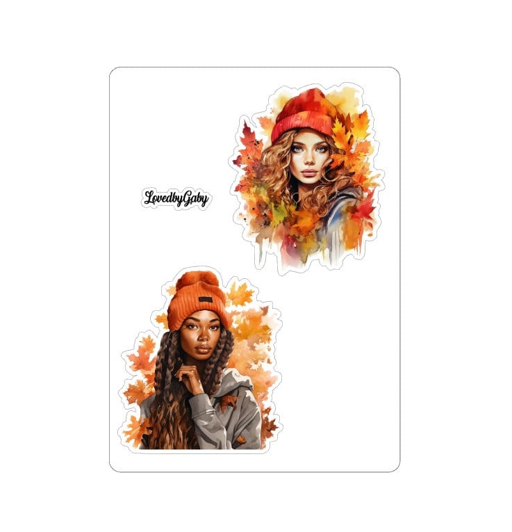 LovedbyGaby stickers leaves girls