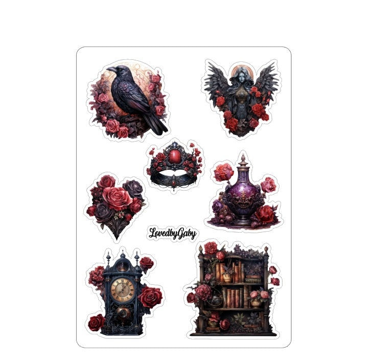 LovedbyGaby stickers "Gothic