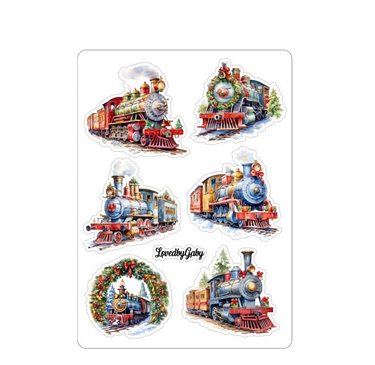 LovedbyGaby stickers ""The Christmas train