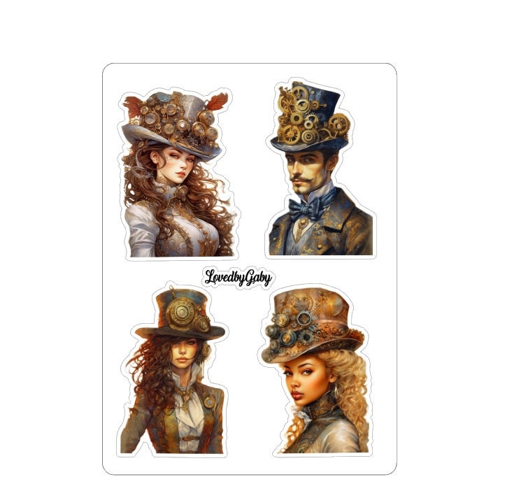 LovedbyGaby stickers Steampunk 5