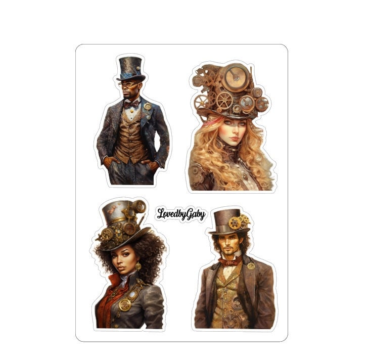 LovedbyGaby stickers Steampunk 5