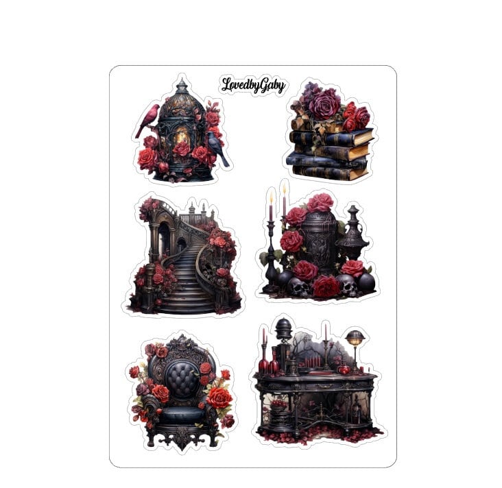 LovedbyGaby stickers "Gothic