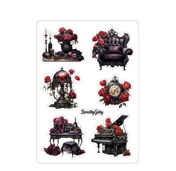 LovedbyGaby stickers "Gothic