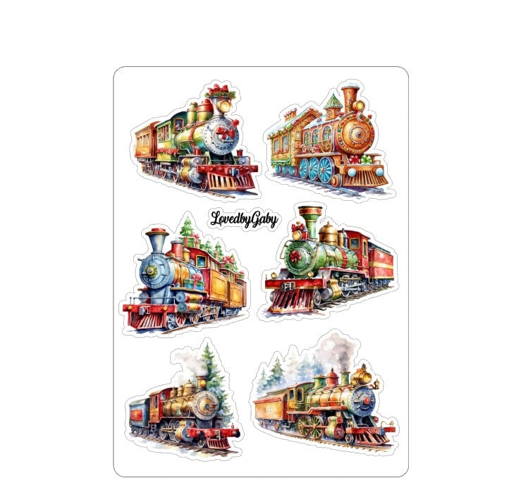 LovedbyGaby stickers ""The Christmas train