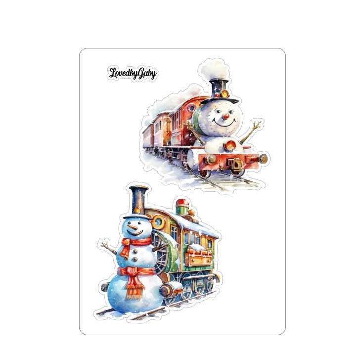 LovedbyGaby stickers ""The Christmas train