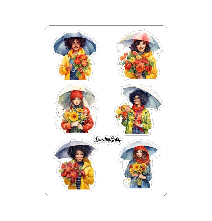 LovedbyGaby stickers Rainy days