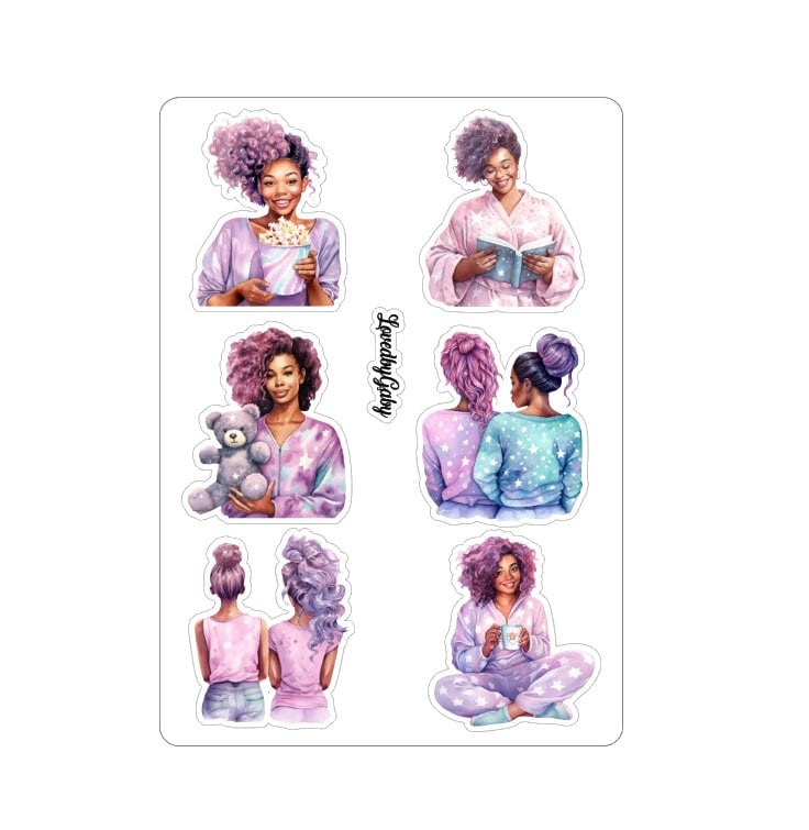 LovedbyGaby stickers "Pyjama party"