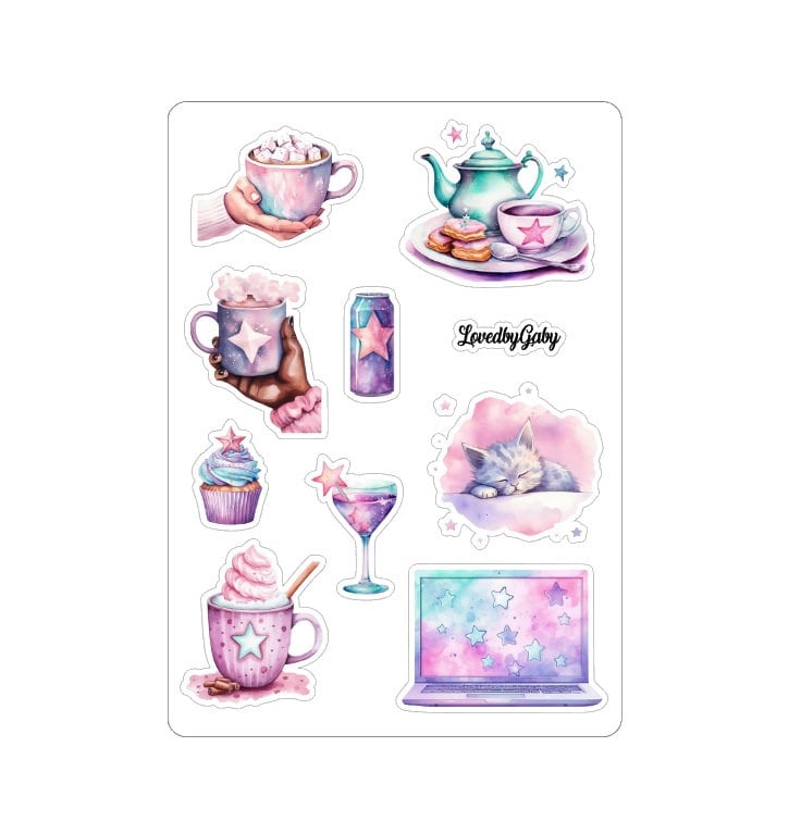 LovedbyGaby stickers "Pyjama party"