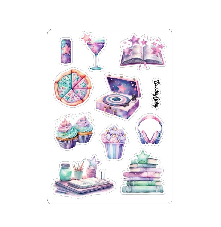 LovedbyGaby stickers "Pyjama party"