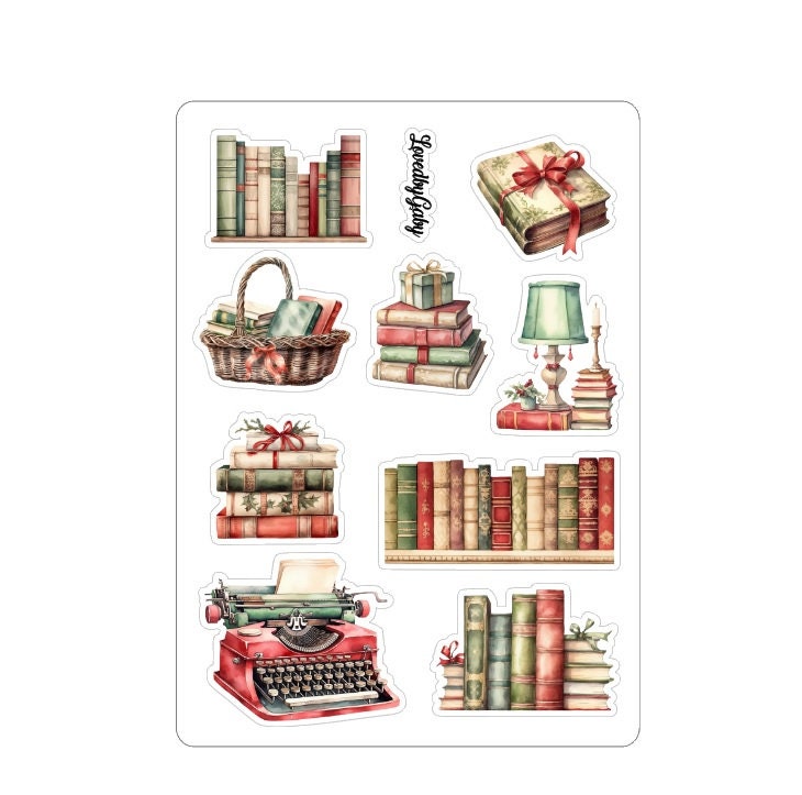 LovedbyGaby stickers winter reading