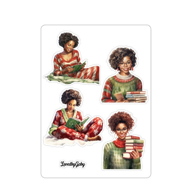 LovedbyGaby stickers winter reading
