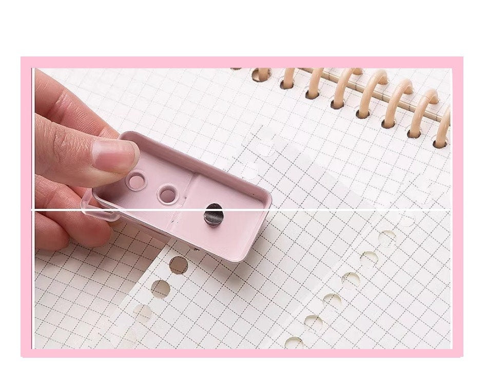 One hole punch