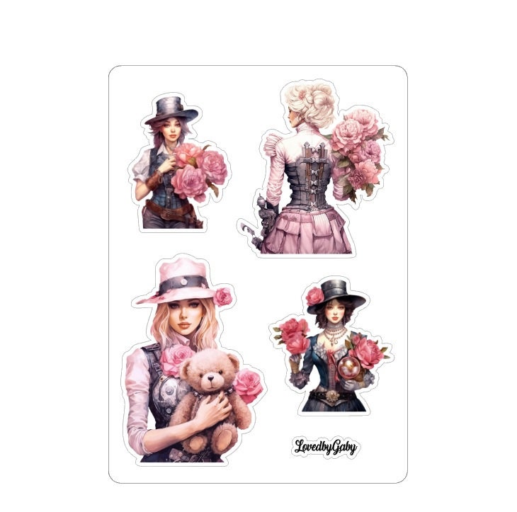 LovedbyGaby stickers Steampink